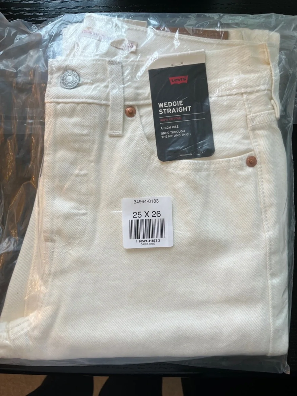 Levi's Wedgie Straight Ankle Women’s Jeans - size 25 NWT - Picture 3 of 7